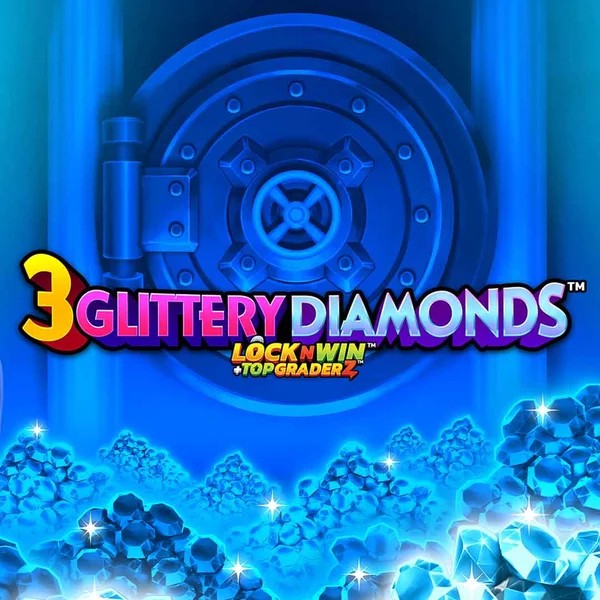 3 Glittery Diamonds logo by PearFiction Studios Gransino Casino