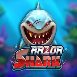 Official Slots logo: Razor Shark by Push Gaming at Gransino Casino